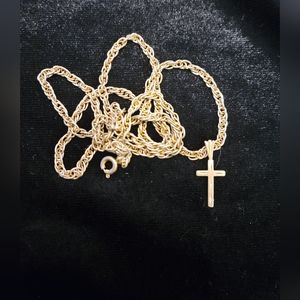 14K Gold Cross